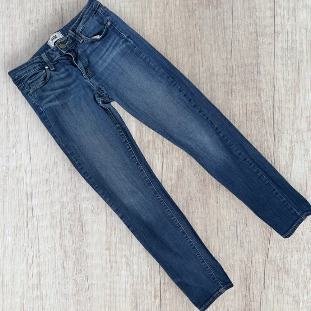 PAIGE Verdugo Ankle Angelina Stretch Denim Jeans Pants Women's 27